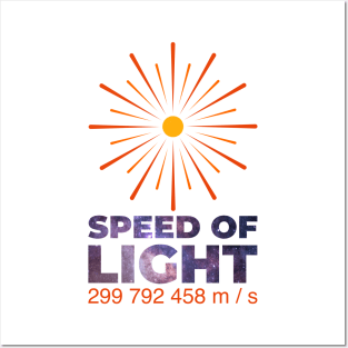 Speed of light Posters and Art